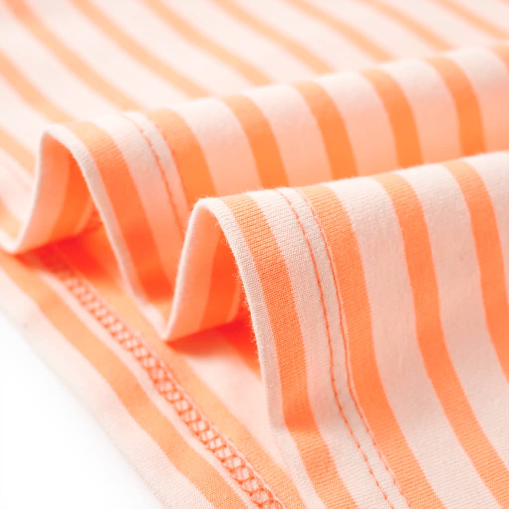 T-shirt til børn str. 116 neon-orange