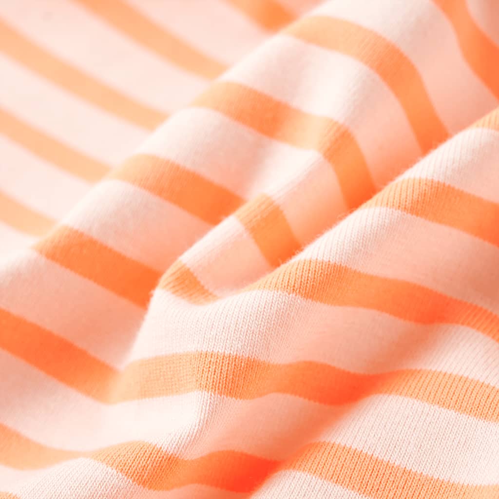 T-shirt til børn str. 116 neon-orange