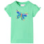 T-shirt til børn str. 116 lysegrøn