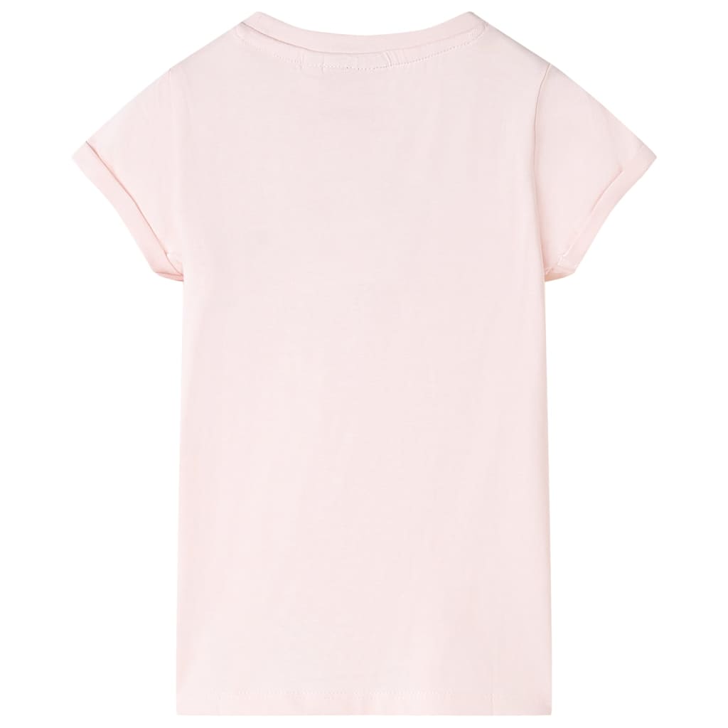 T-shirt til børn str. 140 lyserød