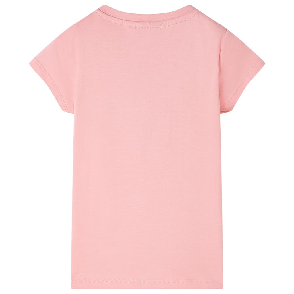 T-shirt til børn str. 104 lyserød