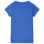 T-shirt til børn str. 116 koboltblå