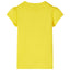 T-shirt til børn str. 116 gul