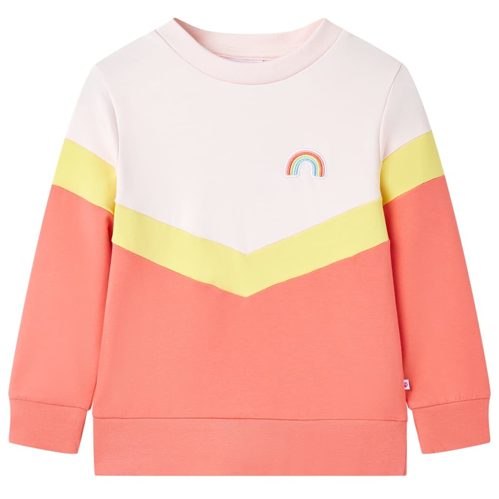 Sweatshirt til børn str. 128 lyserød