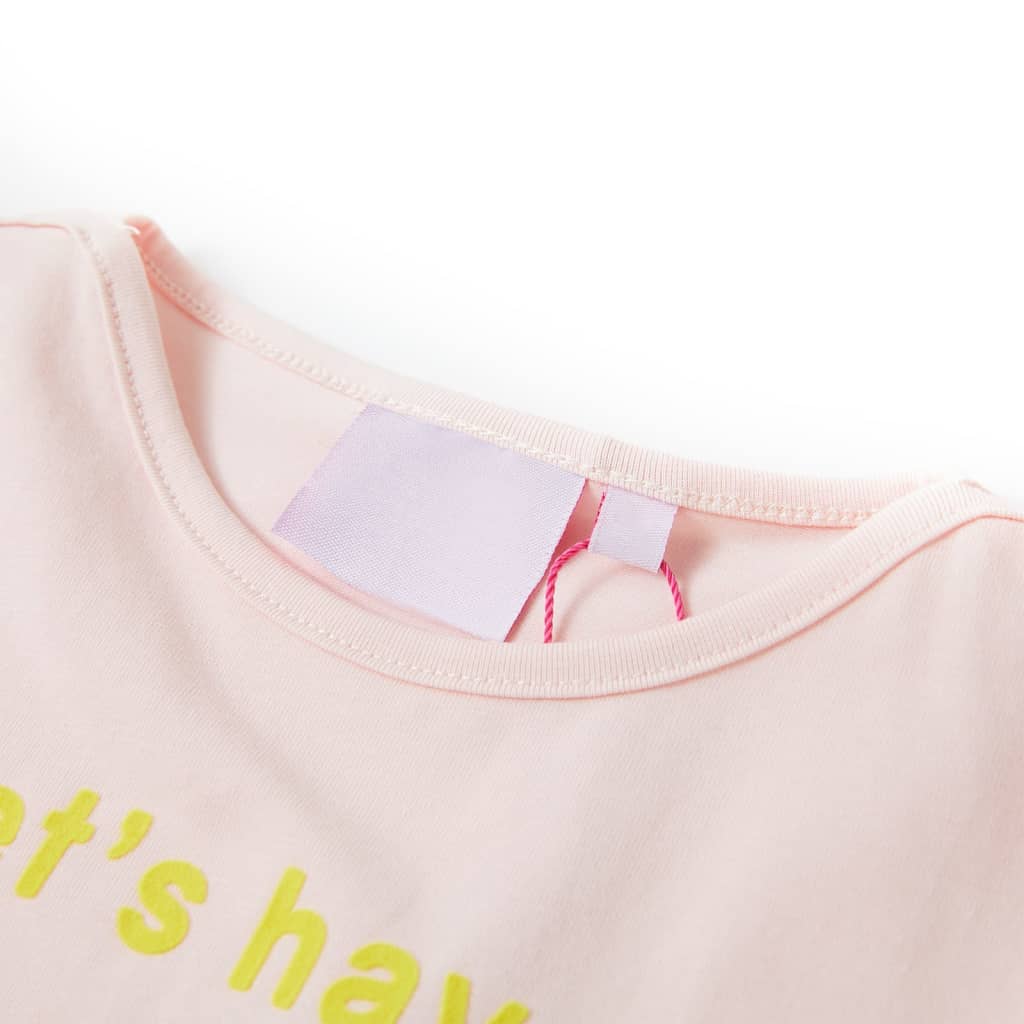 T-shirt til børn str. 140 lyserød
