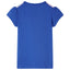 T-shirt til børn str. 116 koboltblå