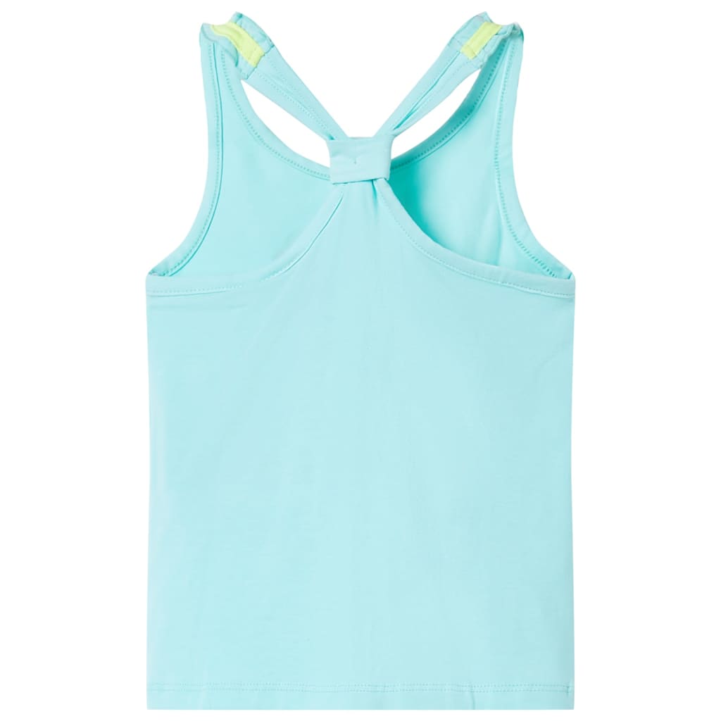 Tanktop til børn str. 128 lys mintgrøn