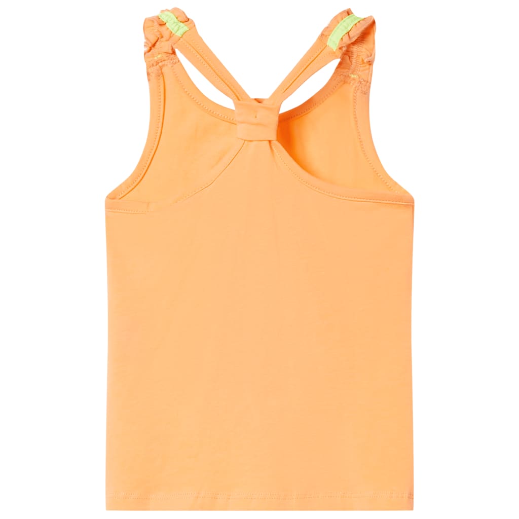 Tanktop til børn str. 128 orange