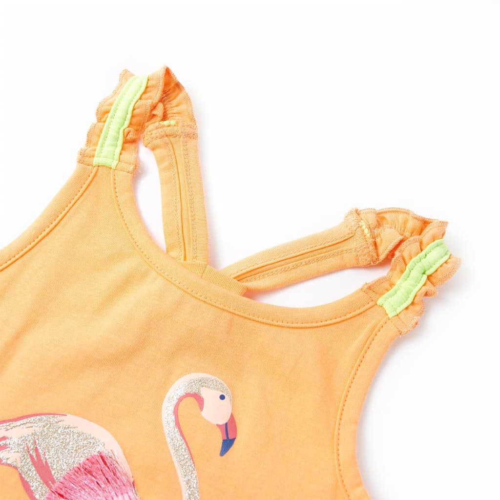 Tanktop til børn str. 128 orange