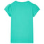 T-shirt til børn str. 128 mintgrøn
