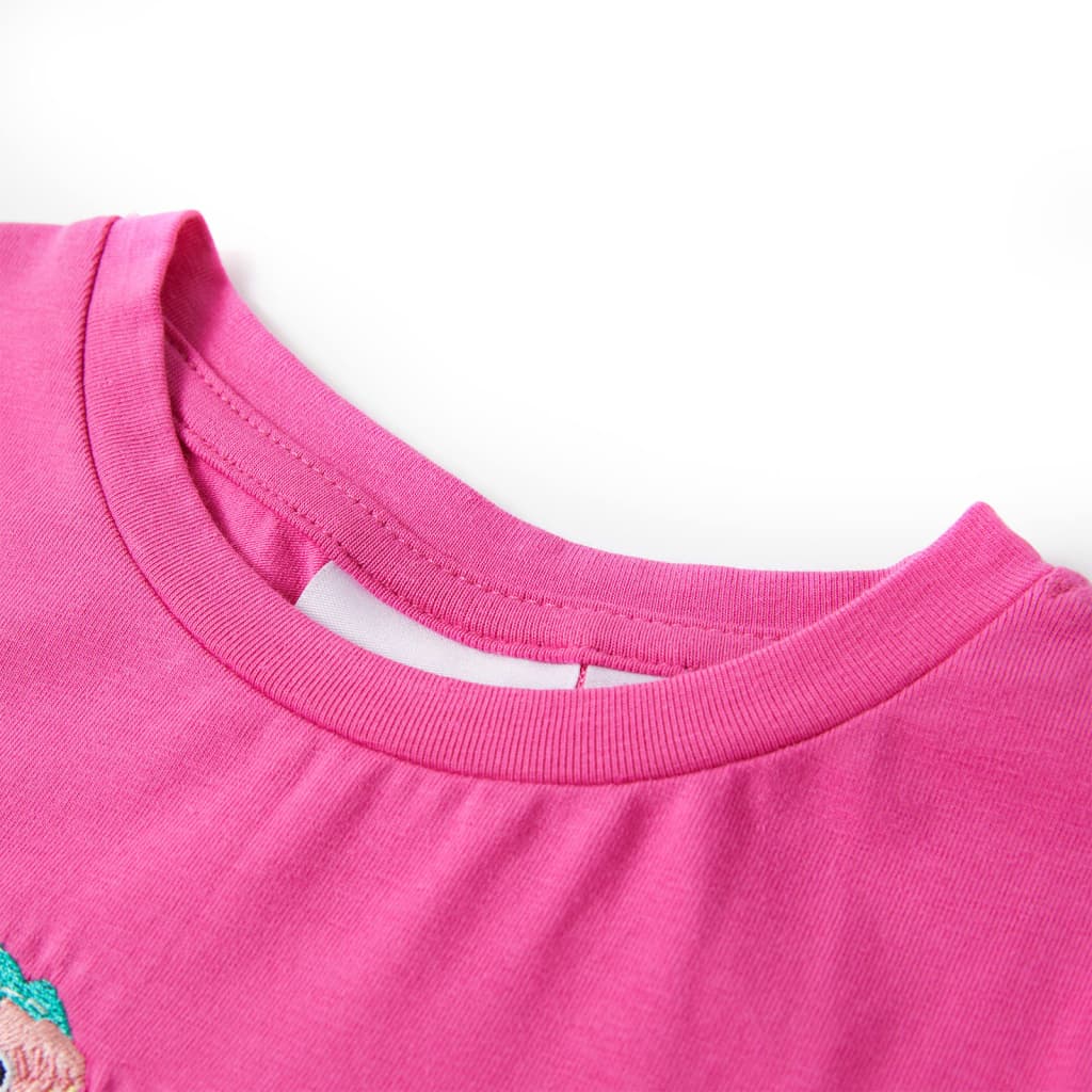T-shirt til børn str. 104 pink