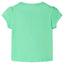 T-shirt til børn str. 116 lysegrøn