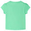 T-shirt til børn str. 128 lysegrøn