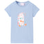 T-shirt til børn str. 92 blå