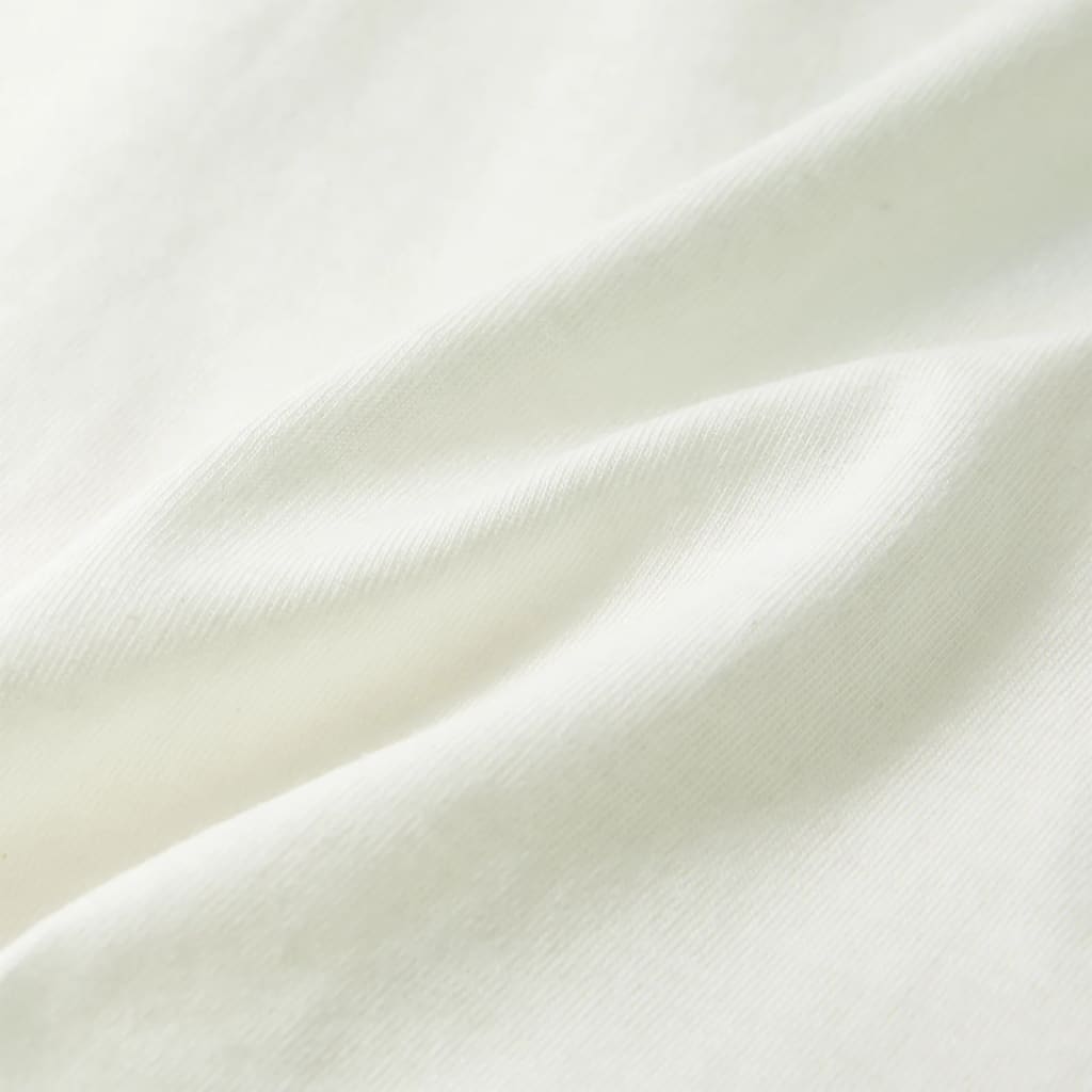 T-shirt til børn str. 104 ecrufarvet