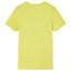 Kortærmet T-shirt til børn str. 140 gul