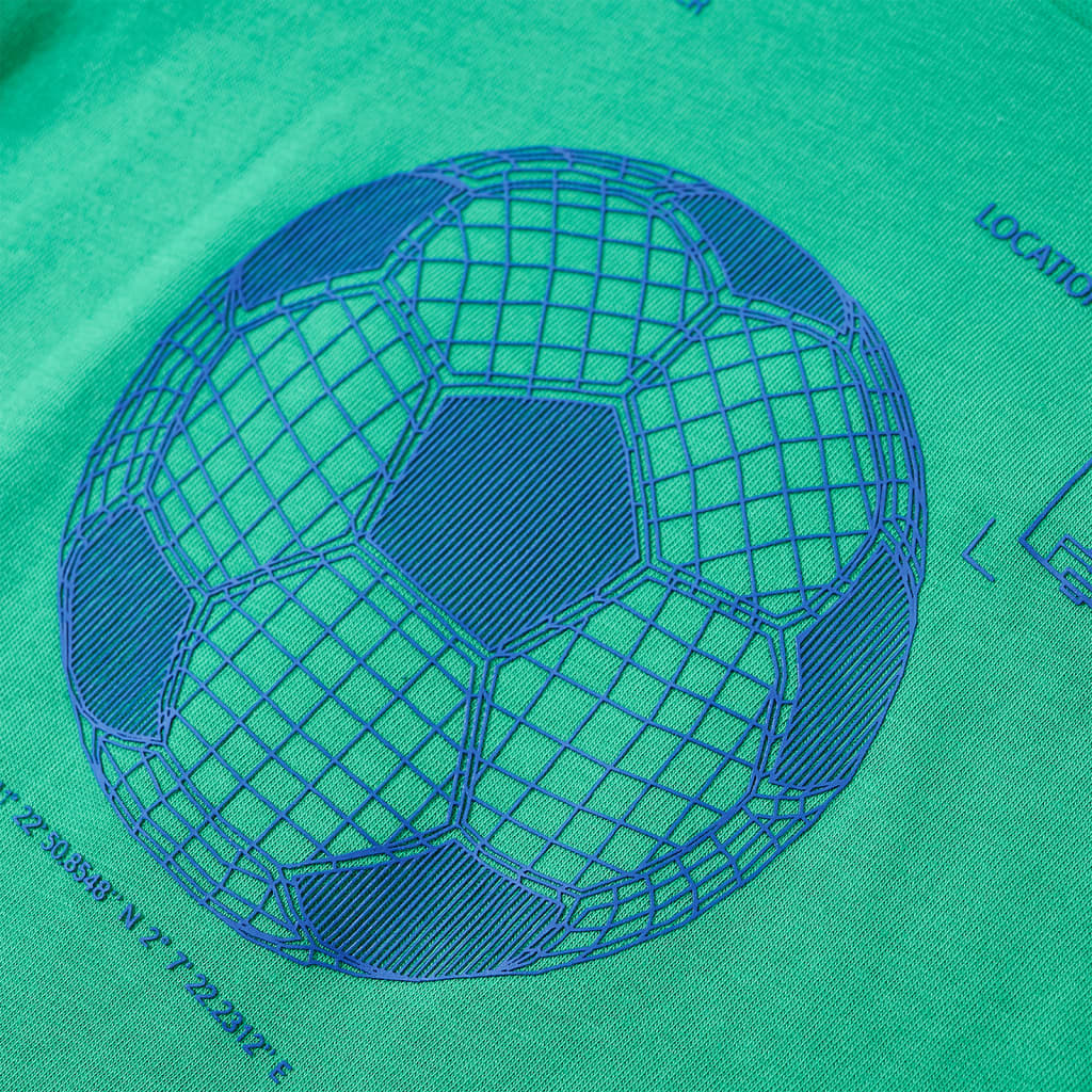 T-shirt til børn str. 104 grøn