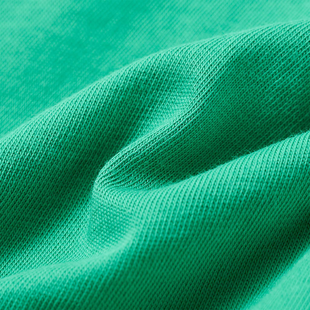 T-shirt til børn str. 140 grøn