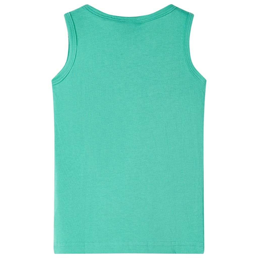 Tanktop til børn str. 104 grøn