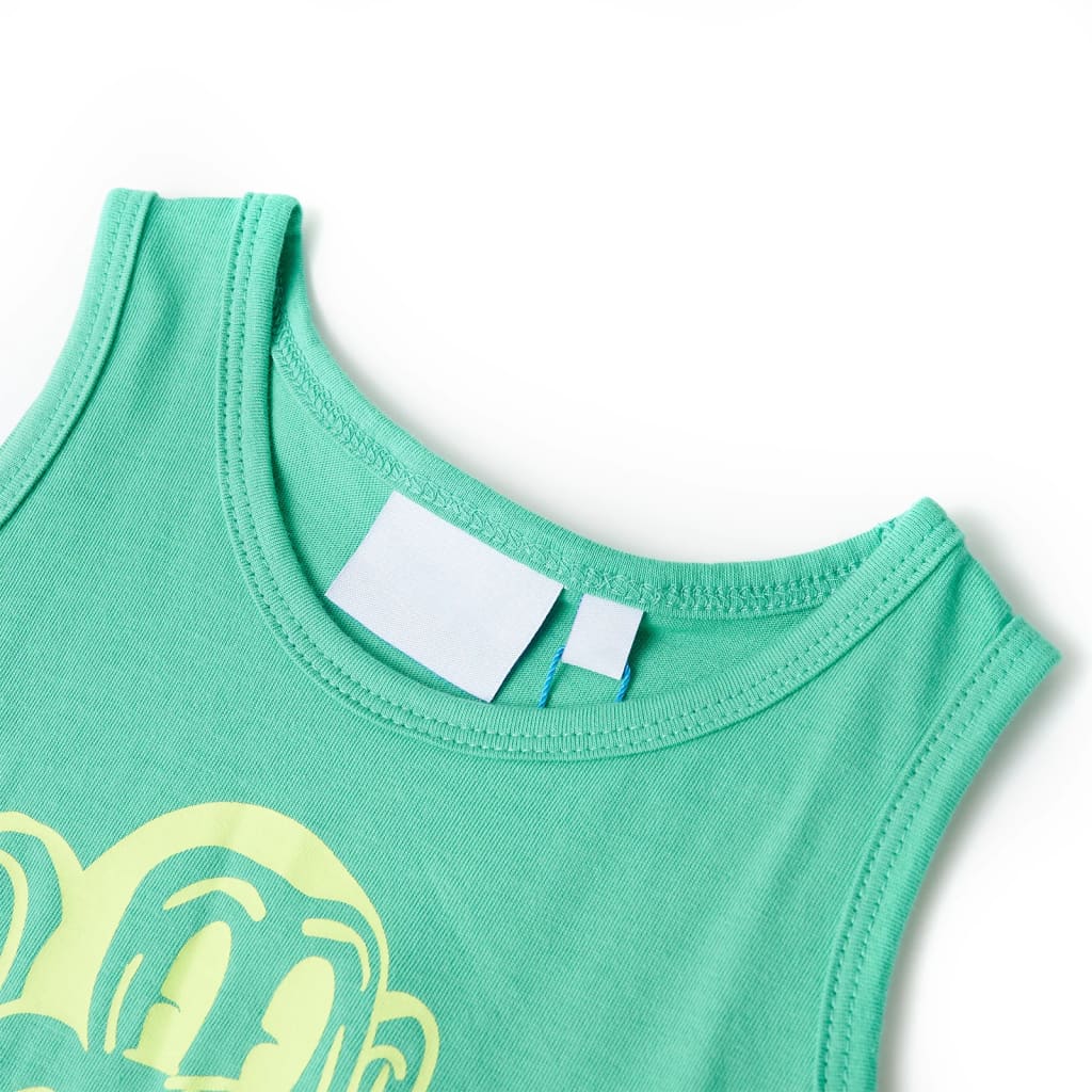 Tanktop til børn str. 104 grøn