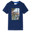 T-shirt til børn str. 116 mørkeblå