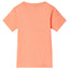 T-shirt til børn str. 128 neon-orange