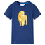 T-shirt til børn str. 116 mørkeblå