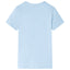 T-shirt til børn str. 116 lyseblå