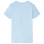 T-shirt til børn str. 128 lyseblå