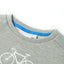 Sweatshirt til børn str. 116 lys kakimeleret
