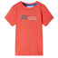 T-shirt til børn str. 140 rød