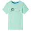 T-shirt til børn str. 128 lysegrøn