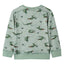 Sweatshirt til børn str. 140 lys kakimeleret