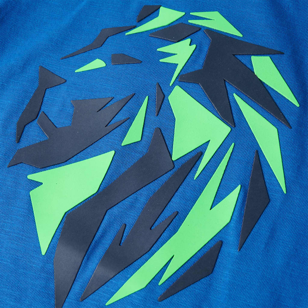 T-shirt til børn str. 116 blå