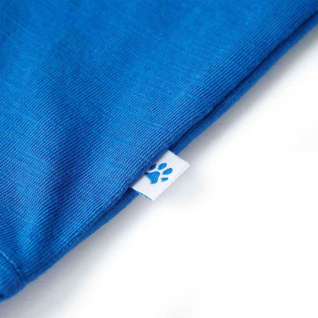 T-shirt til børn str. 128 blå