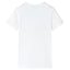 T-shirt til børn str. 128 ecrufarvet