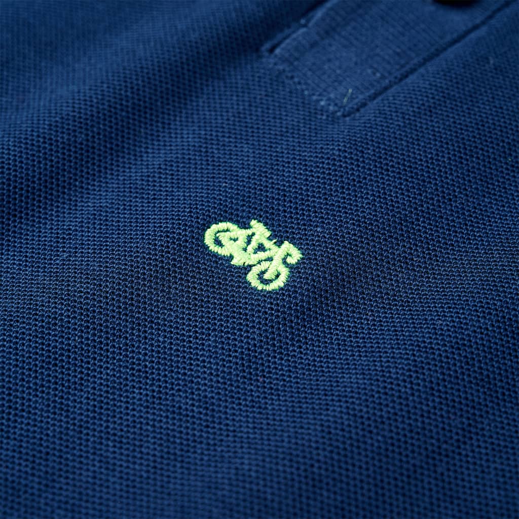 Polo til børn str. 140 marineblå