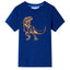 T-shirt til børn str. 104 mørkeblå