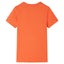 T-shirt til børn str. 140 lys orange
