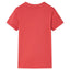 T-shirt til børn str. 128 rød