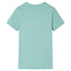 T-shirt til børn str. 104 lys kakifarve