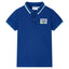 Poloshirt til børn str. 116 mørkeblå