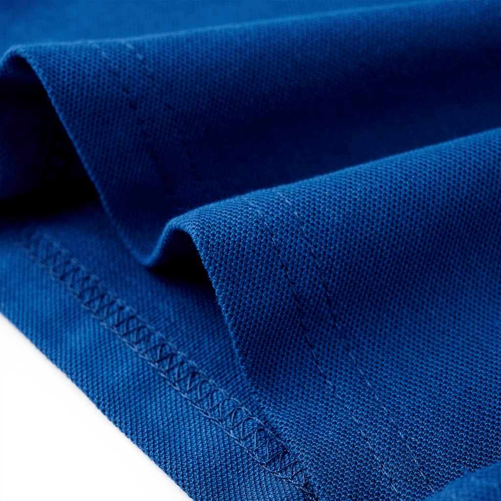 Poloshirt til børn str. 116 mørkeblå