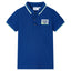 Poloshirt til børn str. 128 mørkeblå