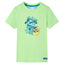 T-shirt til børn str. 128 neongrøn
