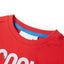 T-shirt til børn str. 104 rød