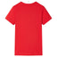 T-shirt til børn str. 140 rød