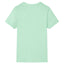 T-shirt til børn str. 140 lysegrøn