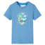 T-shirt til børn str. 116 blå