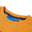 Langærmet T-shirt til børn str. 92 okkergul